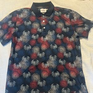 Goodfellow fireworks golf shirt